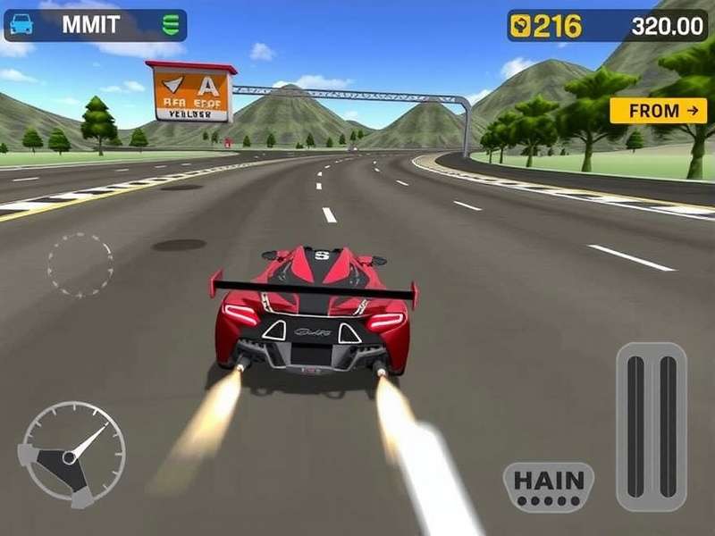 Quepem Rapid Racer gameplay screenshot